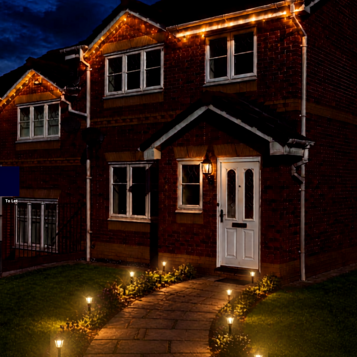 Outdoor Garden Christmas Cluster Lights for House - 6m, 10m, 12m, 16m