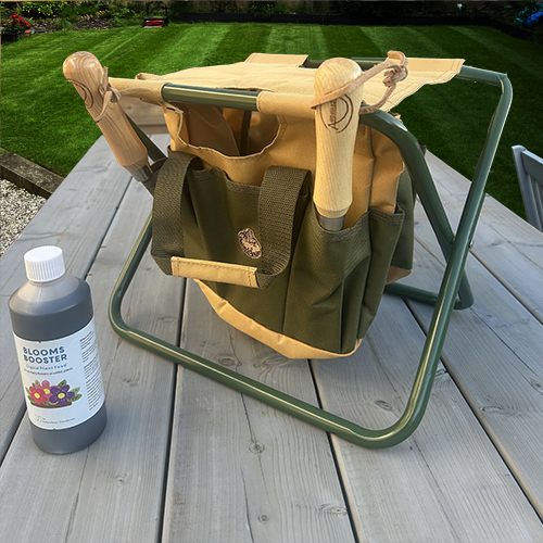 Clever Stool & Tool Tidy For Gardening